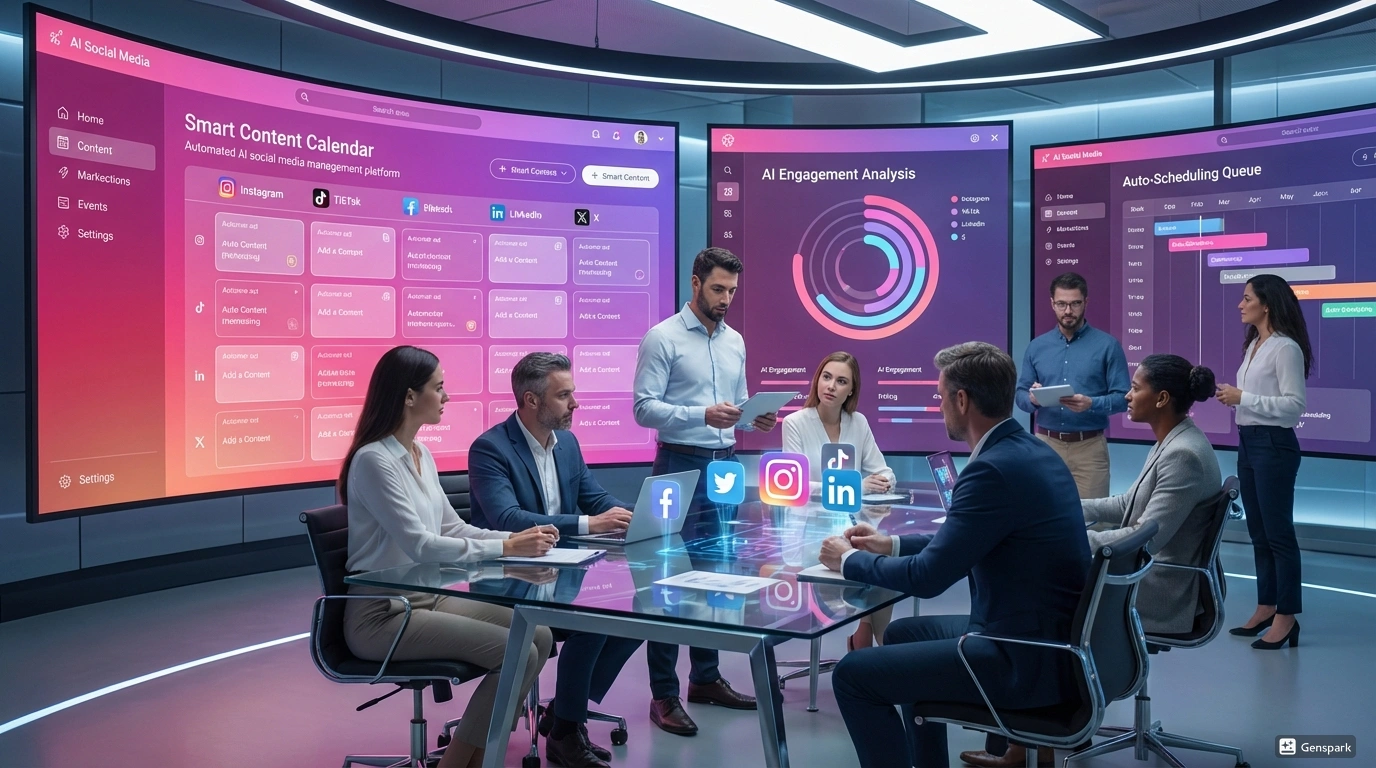Автоматизация SMM с помощью AI инструментов. AI платформа управляющая публикациями в социальных сетях, анализирующая вовлеченность и генерирующая контент-план